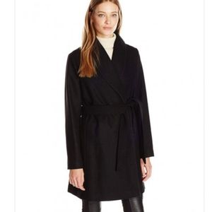 Tommy Hilfiger Waist Tie Wool Blend CoatSize M.